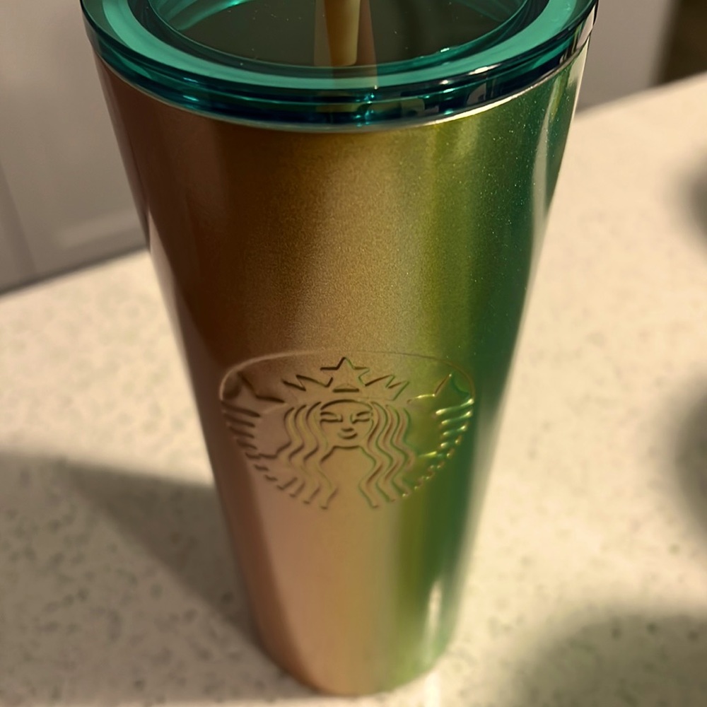 Starbucks Two-Tone Irindescent Tumbler